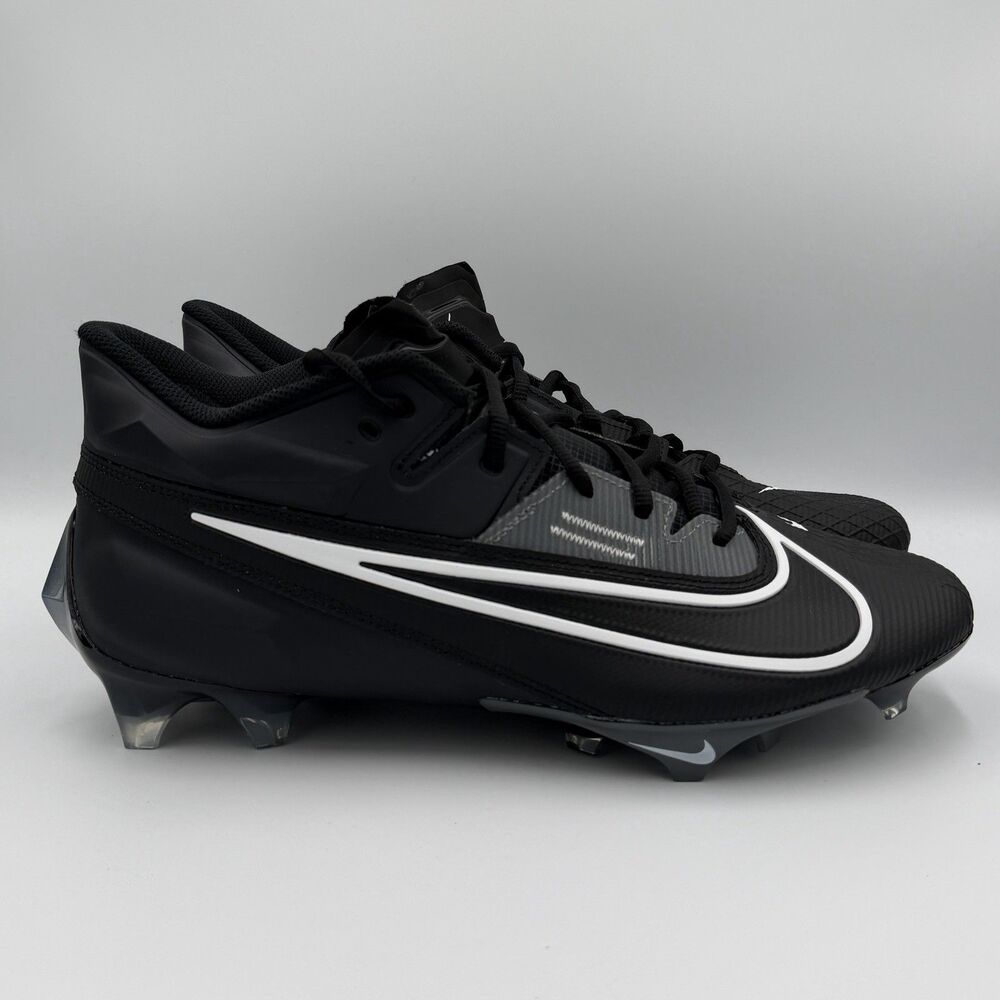 Nike Vapor Edge Elite 360 2 Football Cleats Wide Black FJ6125-006 Mens Sz 13 W